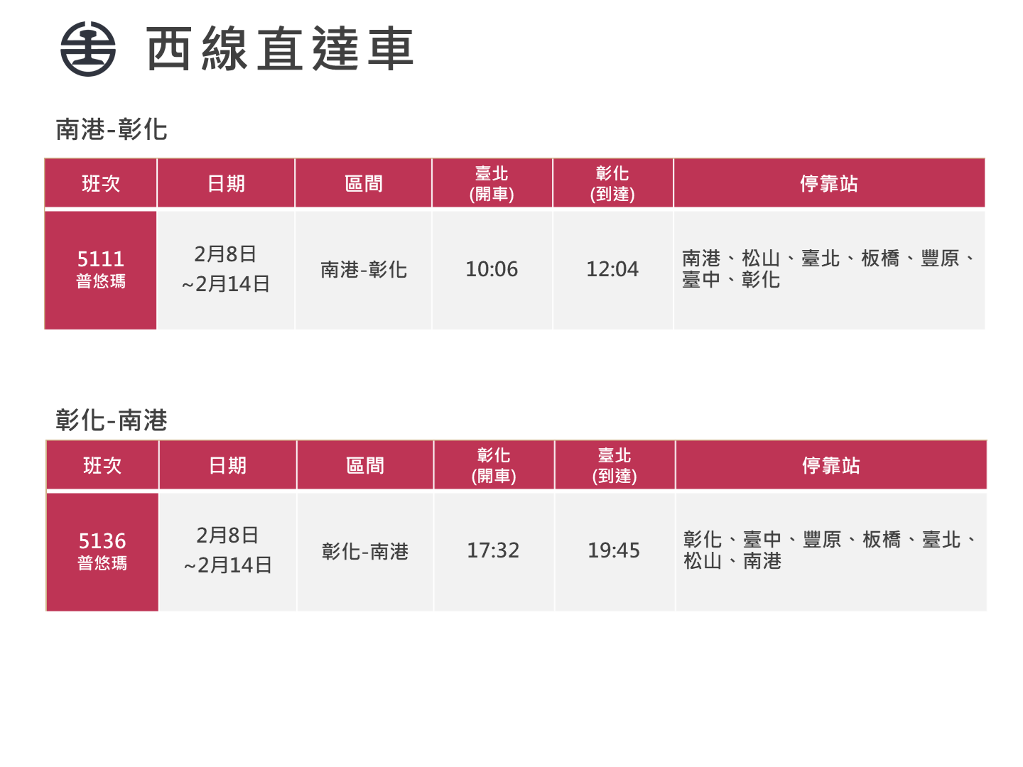 ▲▼台鐵春節疏運規劃。（圖／台鐵公司）