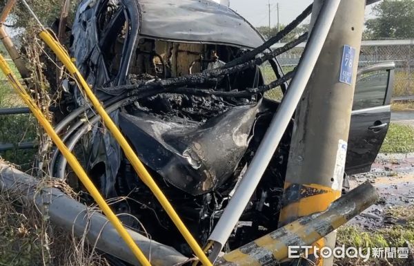 ▲雲林死亡車禍。（圖／記者蔡佩旻攝）