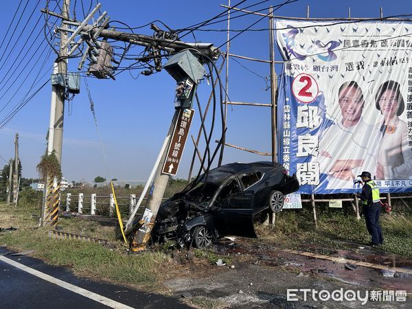 ▲雲林死亡車禍。（圖／記者蔡佩旻攝）