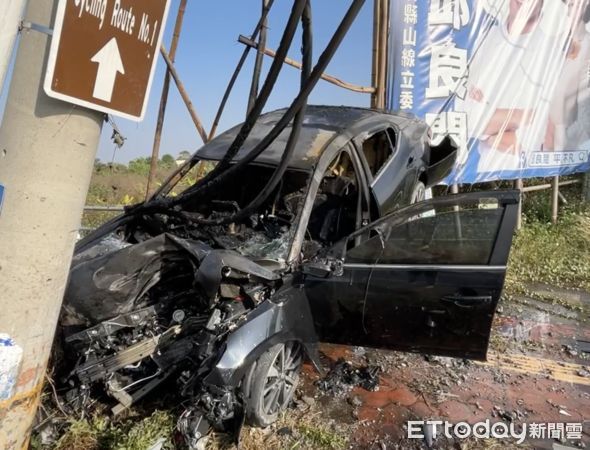 ▲雲林死亡車禍。（圖／記者蔡佩旻攝）