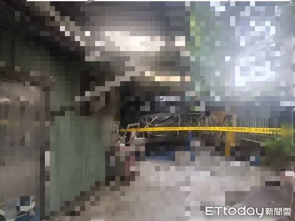 ▲▼ 女子雙腿骨折倒臥社區大樓旁送醫搶救後不治            。（圖／記者戴上容翻攝）