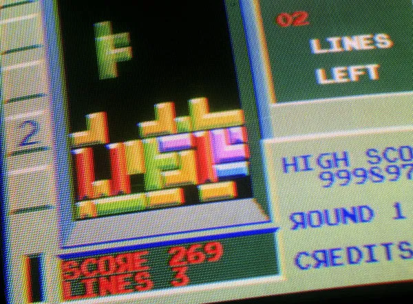 ▲▼1984年問世的經典電動遊戲「俄羅斯方塊」（Tetris）。（圖／達志影像／美聯社）