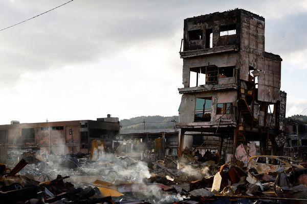 ▲▼日本石川縣能登半島7.6地震,輪島。（圖／路透）