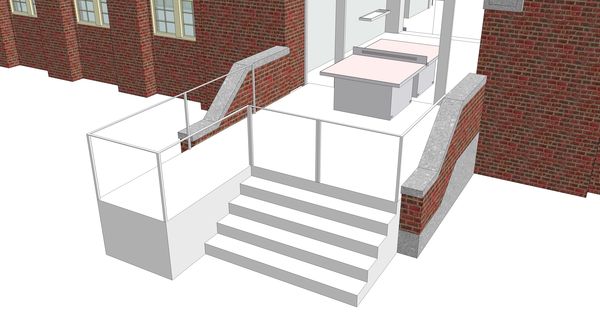 ▲▼台北當代藝術館推出一年藝術計畫「川堂」，打開與建成國中之間的通道，也與民眾互動交流。（圖／藝術家賴志盛策劃／台北當代藝術館提供）