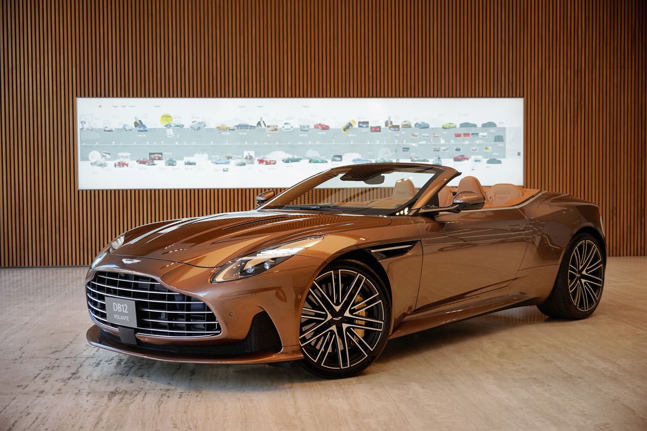 ▲1388萬起！Aston Martin「680匹敞篷超跑」DB12 Volante抵台開賣。（圖／翻攝自Aston Martin）
