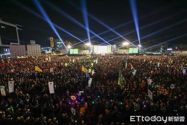 ▲▼賴清德高雄造勢晚會 。（圖／記者賴文萱翻攝）