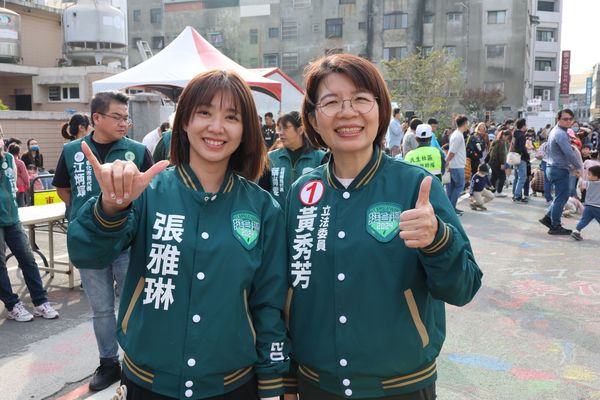 ▲彰化立委候選人楊曜聰鐵馬掃街。（圖／楊曜聰 黃秀芳競辦提供）