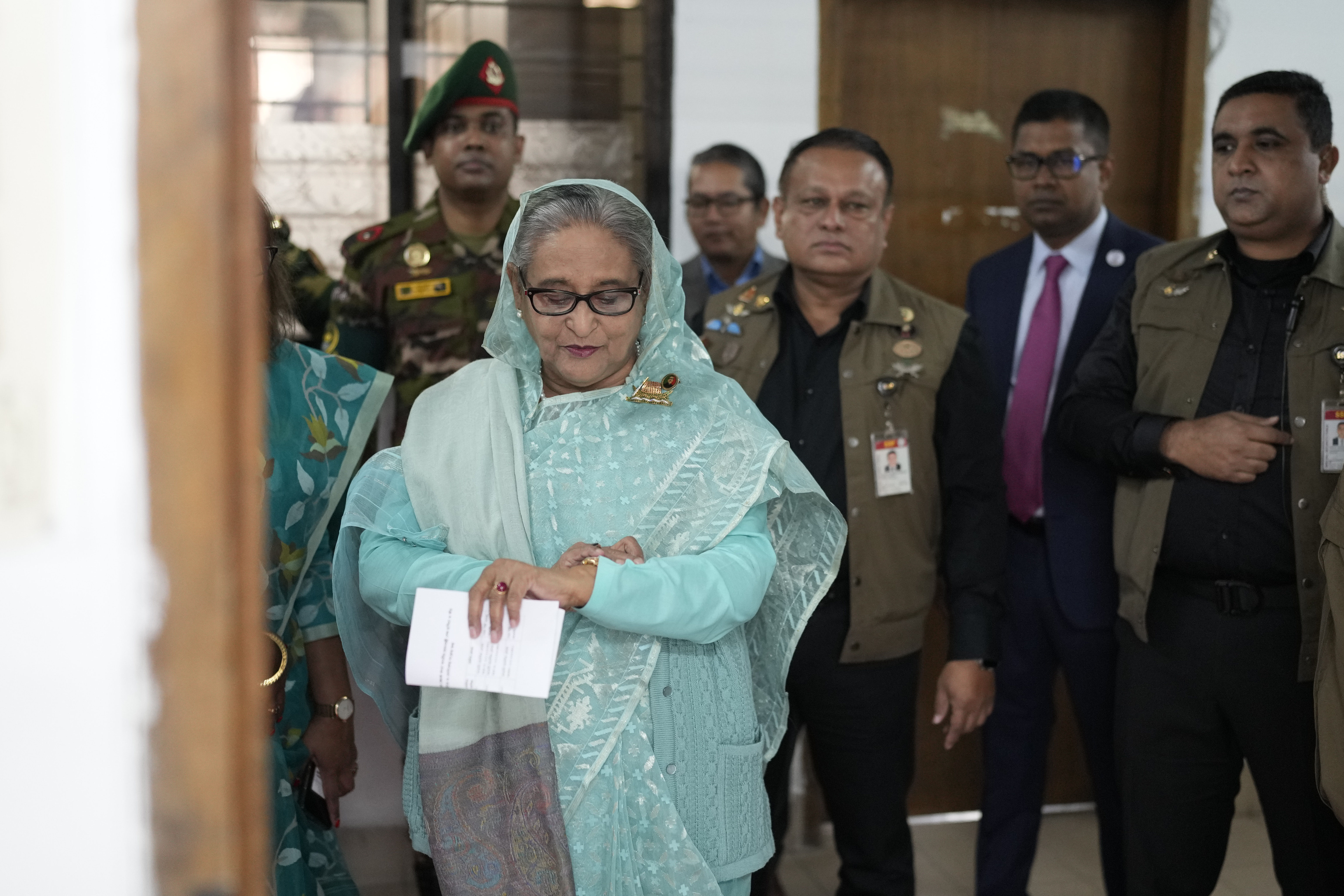 ▲孟加拉總理哈希納（Sheikh Hasina）  。（圖／達志影像／美聯社）