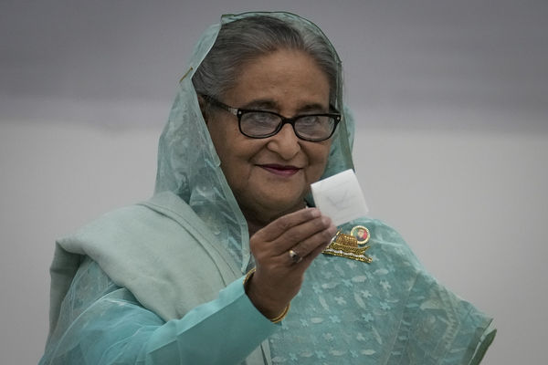 ▲▼ 孟加拉總理哈希納（Sheikh Hasina）  。（圖／達志影像／美聯社）