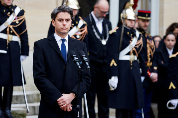 ▲▼34歲艾塔爾成為法國史上最年輕的總理。（圖／路透）