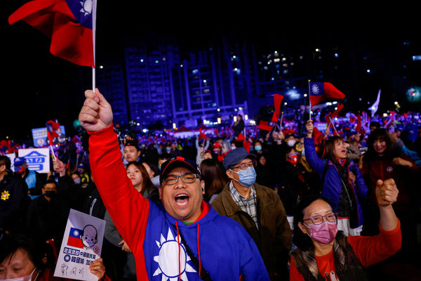 ▲▼侯友宜選民、國民黨支持者、國民黨選民。（圖／路透）