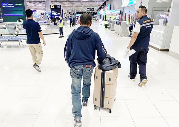 ▲航警局上月會同財政部台北關在桃園機場查獲泰籍男子托運行李夾藏第一級毒品海洛因，另還查出在泰國因故未入境泰籍男子也涉嫌運毒，被泰國警方查獲。（圖／航警局提供）