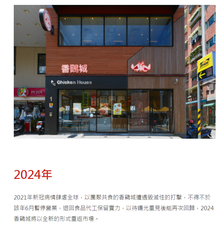 ▲香雞城預告2024回歸。（圖／翻攝自香雞城臉書、官網，下同）