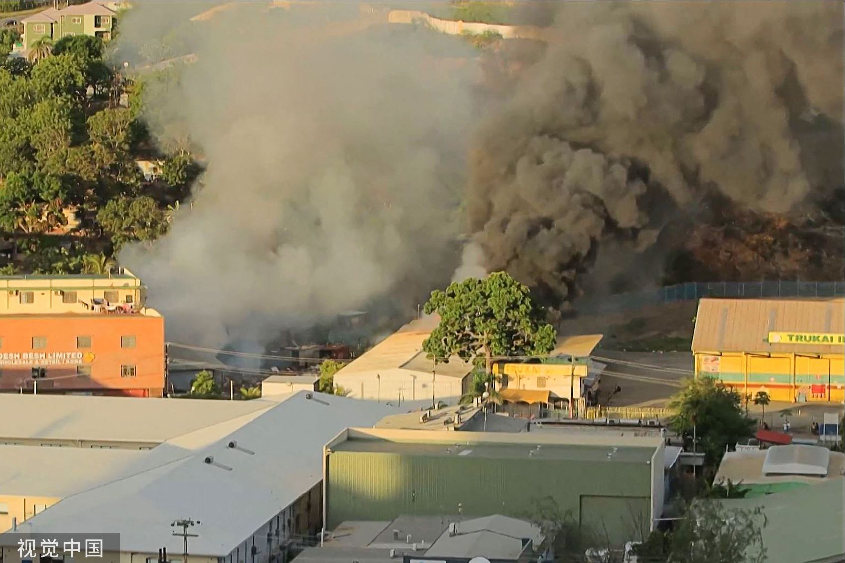 ▲▼    巴布亞紐幾內亞爆發大規模搶劫縱火事件。（圖／CFP）