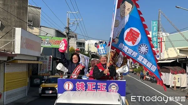 ▲台南市立委第三選區候選人姚正玉，將於12日當天以車隊掃街、市場拉票做最後衝刺。（圖／記者林東良翻攝，下同）