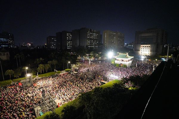 ▲▼賴清德凱道造勢人口已經包圍景福門。（圖／賴清德競選辦公室提供）