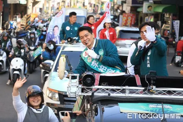 ▲▼陳其邁再度現身左楠輔選，喊話支持李柏毅就是支持高雄建設。（圖／記者賴文萱翻攝）