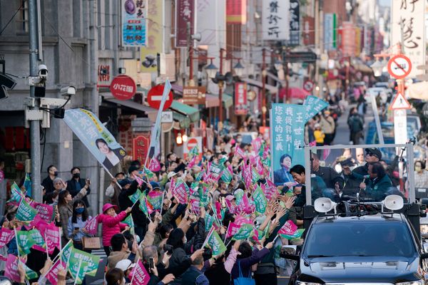 ▲▼賴清德雙北車掃。（圖／競選總部提供）