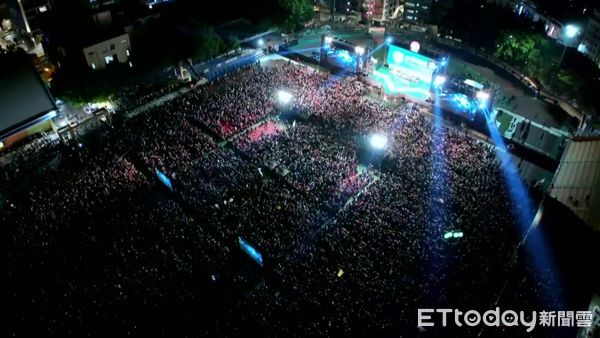 ▲▼賴清德選前之夜空拍。（圖／ETtoday攝影中心攝）