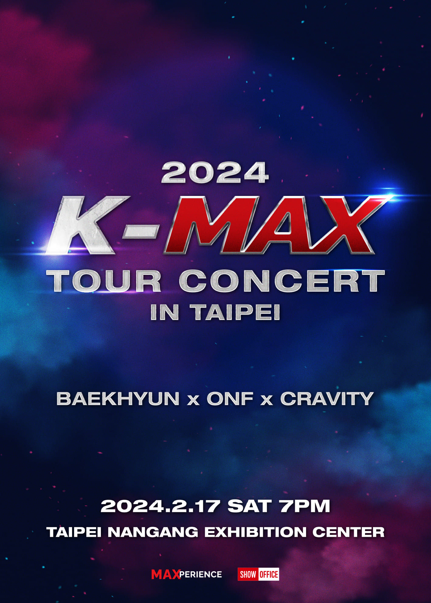 ▲▼2024 [K-MAX] TOUR CONCERT IN TAIPEI。（圖／翻攝自Facebook／SHOW Office Entertainment.co.ltd）