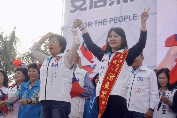 彰化立委／一路領先對手吳音寧！　謝衣鳯自行宣布當選連任