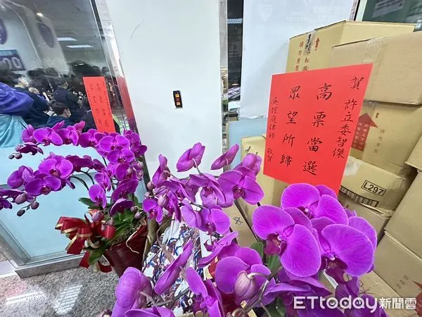 ▲▼許智傑選情             。（圖／記者陳宏瑞攝）