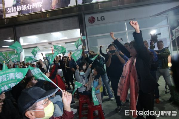 ▲▼             林宜瑾宣布當選。（圖／記者林東良翻攝）