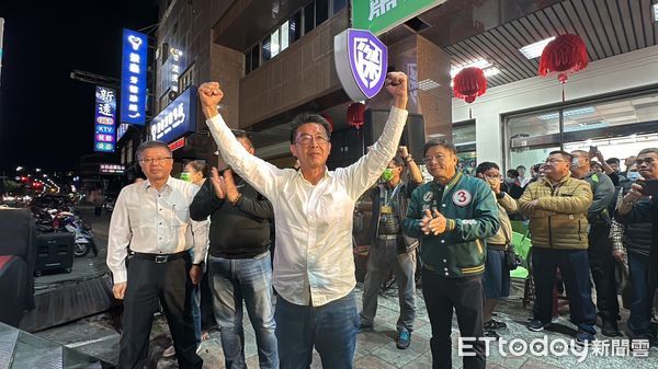 ▲▼ 郭國文宣布勝選。（圖／記者陳宏瑞攝）