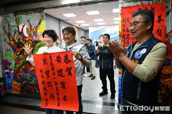 ▲黃建賓當選台東區域立委。（圖／記者楊漢聲翻攝）