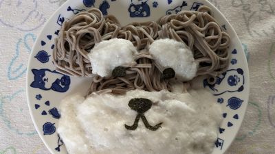 日女做「雪納瑞版山藥蕎麥麵」　3材料完成增加吃飯趣味