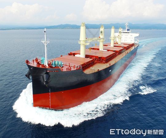 ▲台航新造4萬噸節能船同型船照片。（圖／台航提供）