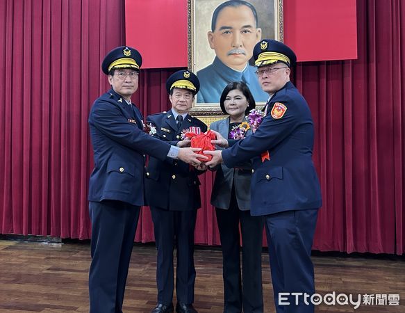 ▲雲林縣警察局今日舉行卸、新任局長交接典禮。（圖／記者蔡佩旻攝）