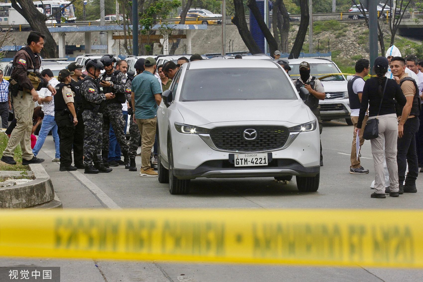 ▲▼ 厄瓜多檢察官斯瓦瑞茲（César Suárez）調查槍手闖電視台直播攝影棚，卻在17日遭槍殺。（圖／CFP）