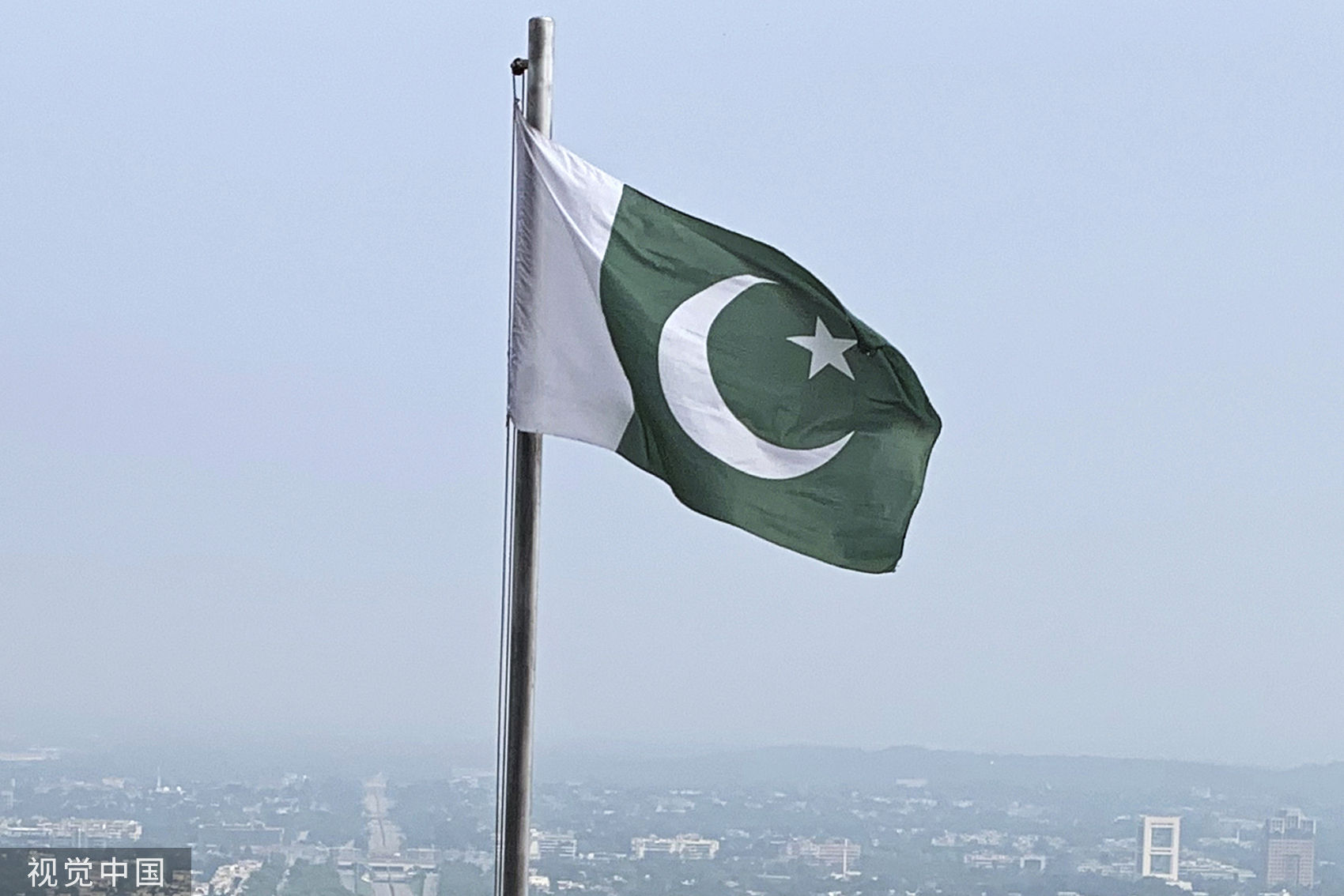 ▲▼ 巴基斯坦18日空襲伊朗造成7人死亡。圖為巴基斯坦國旗。（圖／CFP）