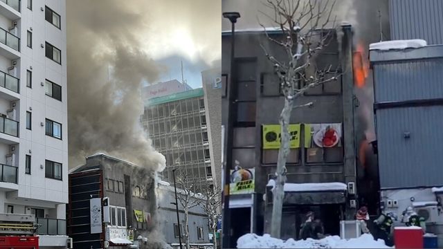 ▲▼日本北海道札幌市知名拉麵店發生火災。（圖／翻攝自X）