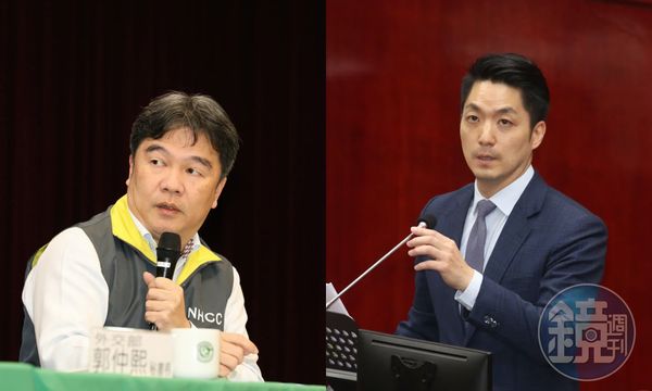 衛福部次長王必勝（左）為了高端疫苗連日隔空大戰台北市長蔣萬安（右）。（本刊資料照）