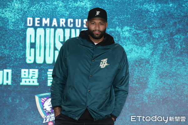 ▲▼ T1職籃台啤雲豹「表弟」卡森斯 DeMarcus Cousins 加盟記者會。（圖／記者黃克翔攝）