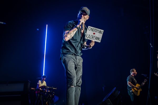 ▲「OneRepublic」共和世代在高雄巨蛋熱情開唱。（圖／Live Nation Taiwan提供）