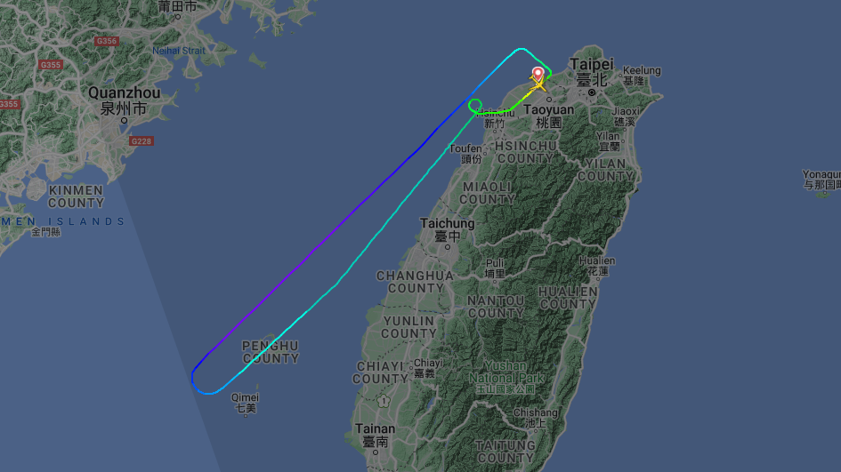 ▲▼             。（圖／翻攝FlightRadar24）