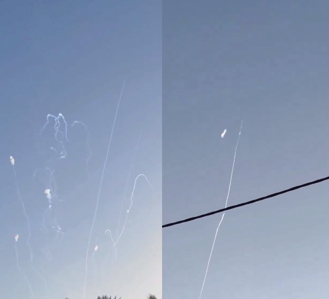 ▲美軍伊拉克基地遭到火箭彈攻擊。（圖／翻攝X）