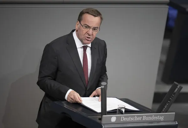 ▲▼ 德國國防部長皮斯托里烏斯（Boris Pistorius）。（圖／達志影像／美聯社）