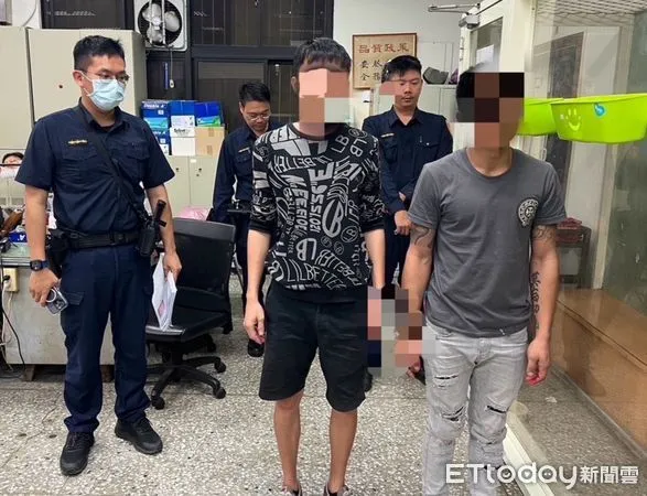 ▲東港警分局查獲蕭、劉兩男涉持有毒品、子彈            。（圖／記者陳崑福翻攝）