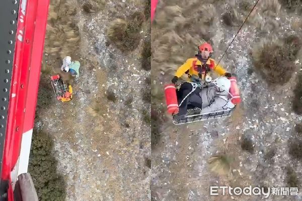 ▲▼             卑南主山旁三叉下營地，男山友嚴重嘔吐求援。（圖／記者楊漢聲翻攝）