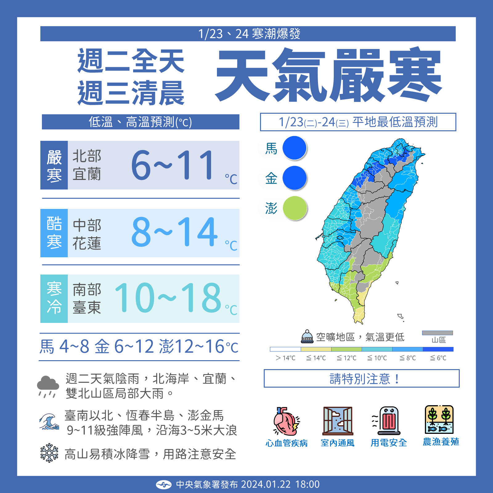 ▲▼未來天氣趨勢。（圖／氣象署）