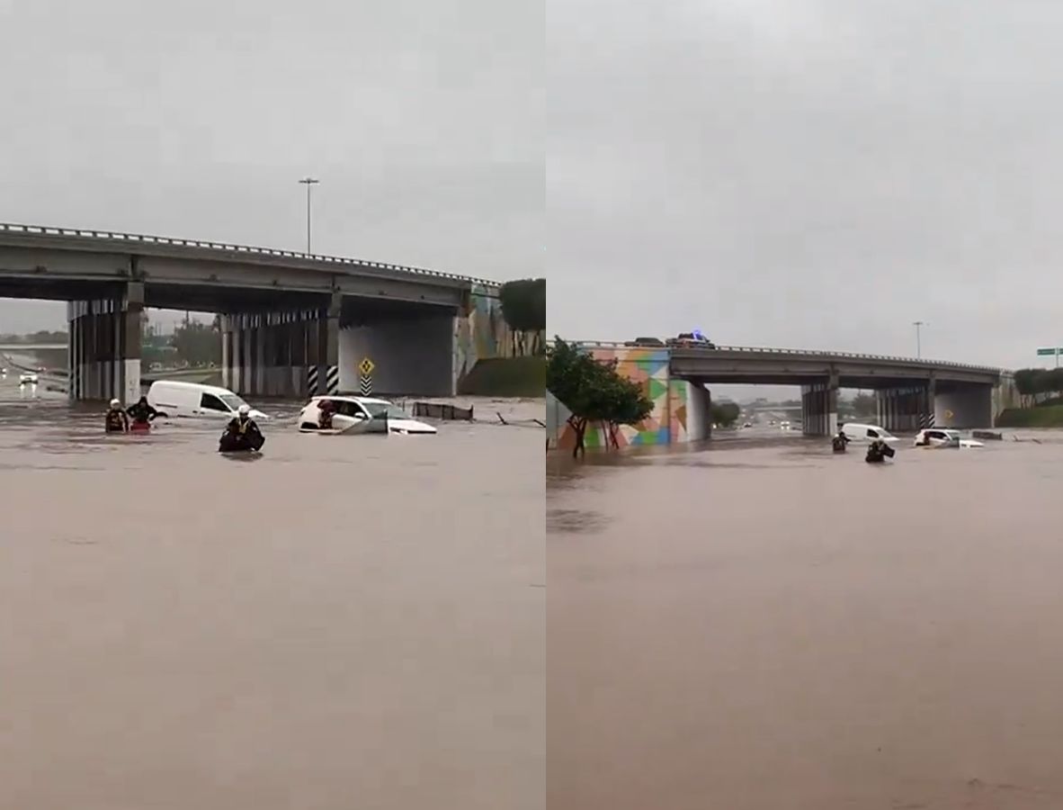 ▲南加州暴雨成災。（圖／翻攝X）