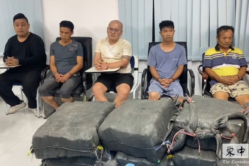 ▲▼ 柬埔寨警方破獲大規模毒品走私案，逮捕5名台籍男子。（圖／翻攝自柬中時報）