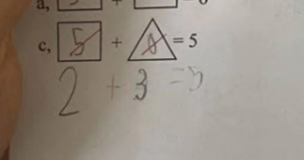 孩子數學「5+0=5」被打叉…家長怒：哪裡有錯？　真相揭曉尷尬了