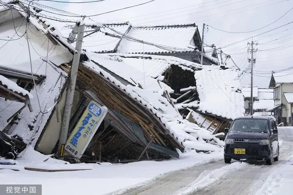 ▲▼石川強震災區被白雪覆蓋。（圖／CFP）