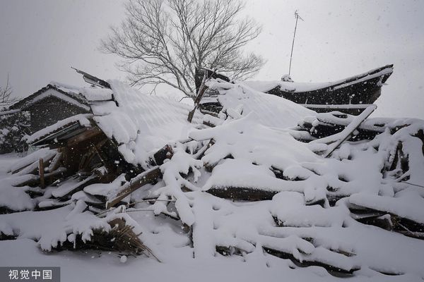 ▲▼石川強震災區被白雪覆蓋。（圖／CFP）