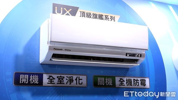 ▲▼史上最省電！收購相機Panasonic UX旗艦空調再進化⠀ 碳中和「三電池」提供能源解決方案。（圖／記者吳杰澄攝）